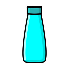 Illustration of a Colorful Bottle