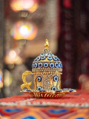 Ornate turkish tea set