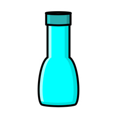 Stylized Illustration of a Bottle
