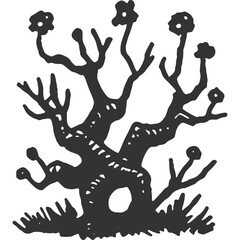 Obraz premium Trust or Die Vintage Illustration Vector