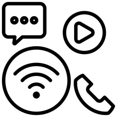 Channel Outline Icon