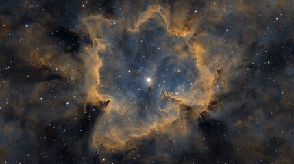 Obraz premium Ethereal Cosmic Nebula Artistry in a Dreamlike Celestial Realm