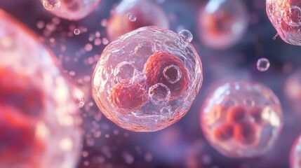 Leydig Cells Producing Testosterone in Hormonal Secretion Process