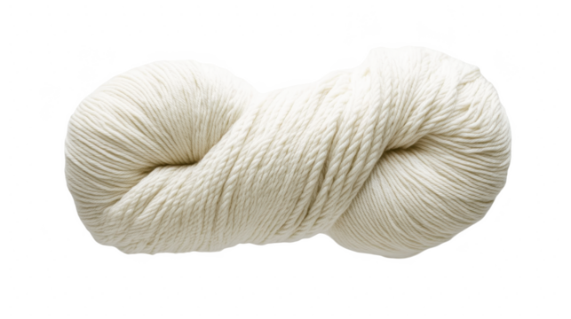 Ethereal Ball of Cream Yarn: A Soft and Fluffy Fiber for Knitting and Crochet, Crafting Cozy Textures, and Needlework Projects with Natural Warmth