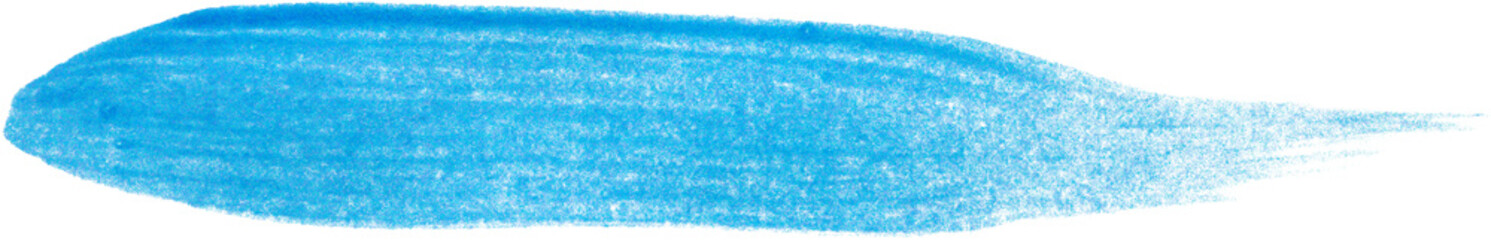 blue brush stroke isolated on white background