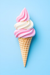 Aesthetic Soft Serve with Minimalist Composition