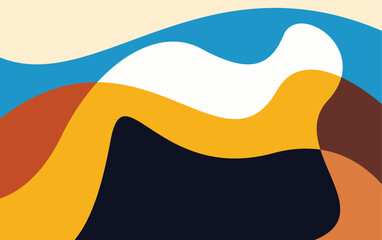 colorful fluid abstract background vector. abstract fun color pattern design vector