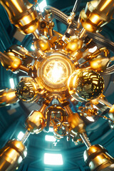 Gold sphere, a generative AI content submission