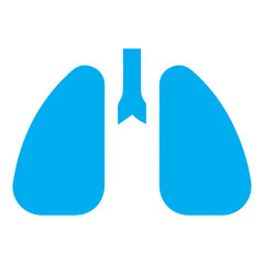 lungs blue