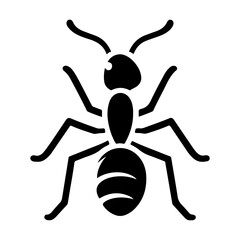 Elegant And Detailed Ant Pictogram Vector, Ideal For Branding And Creative Projects.  
