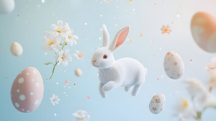 rabbit, cartoon, illustration, fun, cute, design, art, card,easter, egg, decoration, ornament, holiday, celebration, eggs, season, spring, pattern, symbol, design, gift, seasonal