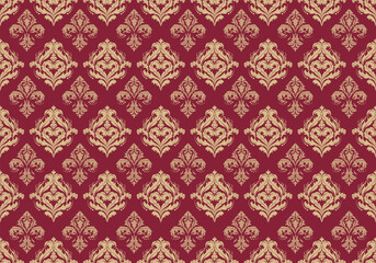 Elegant and timeless, this Damask pattern features intricate floral and ornamental motifs inspired by classic European design. Perfect for luxury branding, wallpaper, fabric prints, wedding invitation