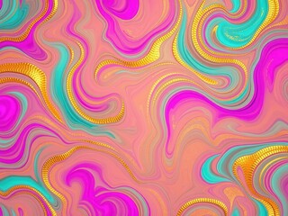 Obraz premium Abstract Pink Turquoise Gold Marble Texture Background