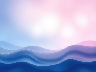 Abstract Blue and Pink Wave Background