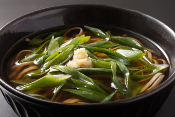 九条葱　蕎麦
