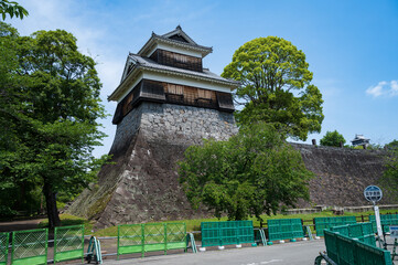 Obraz premium 熊本城、熊本県熊本市
