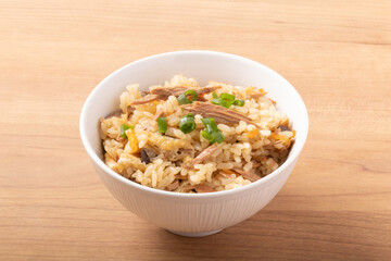 鰹のなまり焼き　炊き込みごはん