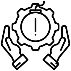 Risk Management Icon