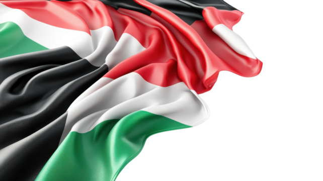 Sudanese flag displayed in vibrant colors highlighting national identity and pride