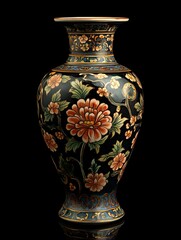 A Tang Dynasty porcelain vase, Generative AI