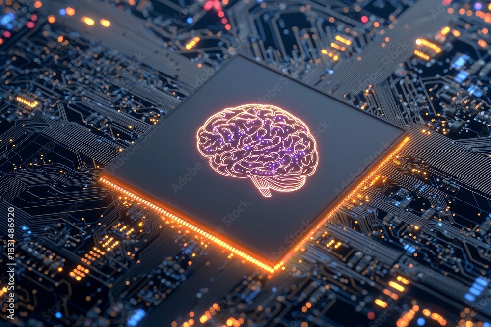 Poster big data is transferred via the internet through cloud computing, embodying the futuristic aspect of