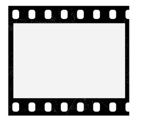 Film strips mockup templates of old retro film frame with shadow on background. Video or movie film vintage analog cinema, photograph camera film strip. Trendy editable camera roll social stories