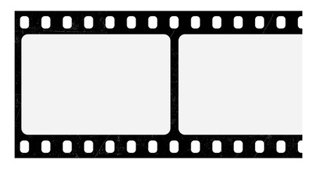 Film strips mockup templates of old retro film frame with shadow on background. Video or movie film vintage analog cinema, photograph camera film strip. Trendy editable camera roll social stories