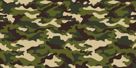 Green camouflage  pattern. Khaki camouflage pattern for clothing design