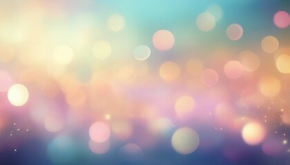 Fototapeta premium Soft pastel blurred background with a dreamy and ethereal feel, featuring a smooth bokeh effect for a tranquil atmosphere