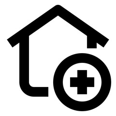 Obraz premium smart home regular icon