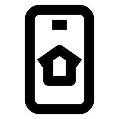 smart home regular icon