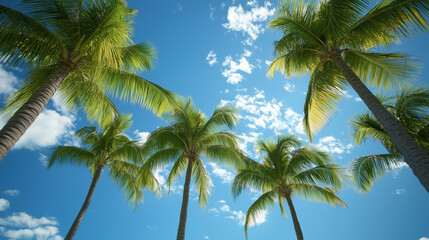 Obraz premium palm trees