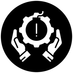 Risk Management Icon