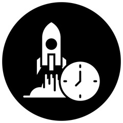 Obraz premium Launch Icon