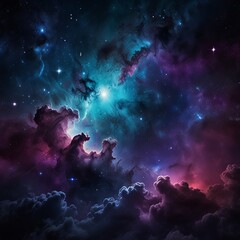 Obraz premium night sky with stars