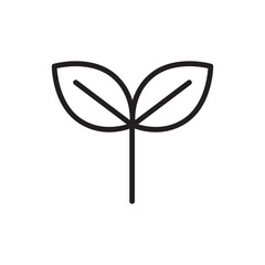 Leaf Line Icon