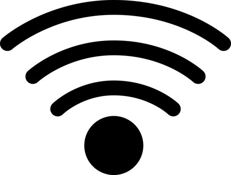 &Iacute;cone Minimalista - WIFI, REDE, SEM FIO, WIRELESS para Interfaces, Aplicativos, Web, Tecnologia e Design