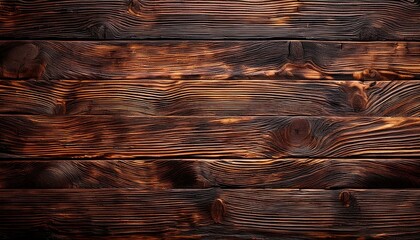 rustic dark burnt char wood board background