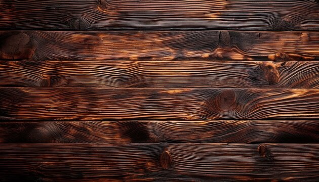 rustic dark burnt char wood board background
