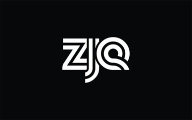 ZJE Creative Unique Modern Letter Logo Design. Stylized logo featuring a unique letter design, presenting abstract minimalist aesthetics and modern appeal.