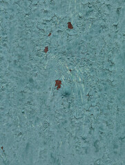 background, texture of peeling paint on painted metal, grunge