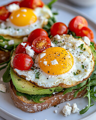 delicious healty breakfast