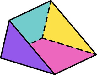 3D Triangular Prism with Slanting Face