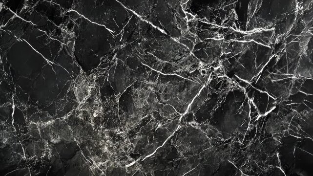 Black marble texture, detailed veins, dark background