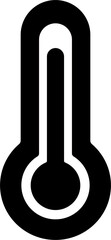 Black Temperature Icon