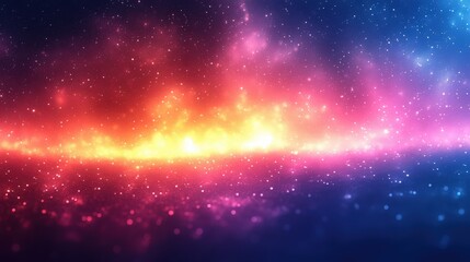 Fototapeta premium Celestial Symphony: A Cosmic Tapestry of Radiant Light and Vibrant Color