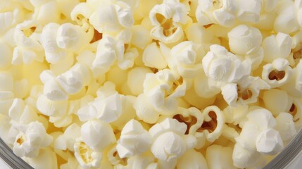 Freshly Popped Buttered Popcorn for Movie Night or Snack Time