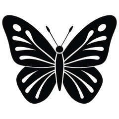 Clean and Simple Butterfly Logo Vector Illustration