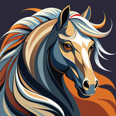 horse head vector horse head silhouette