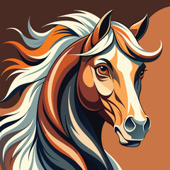 horse head vector horse head silhouette